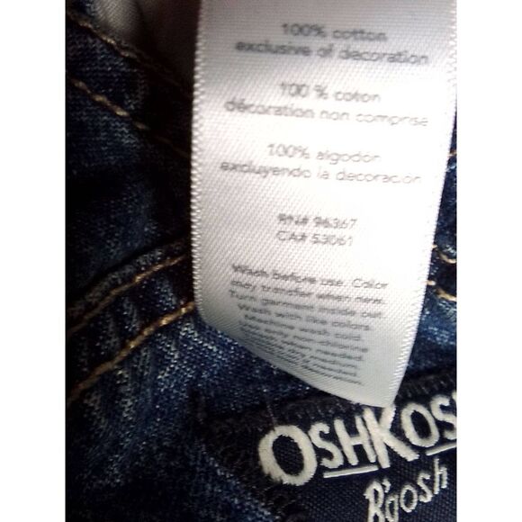 OshKosh B'Gosh Denim Overalls Size 18 mo. - Picture 7 of 7